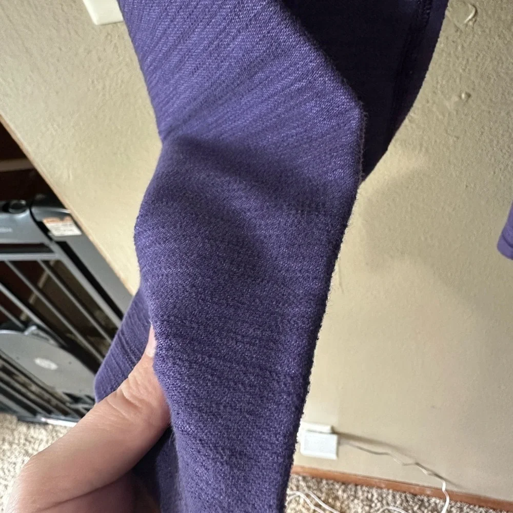 lululemon athletica Purple Wide Leg Pants with Crisscross Waistband